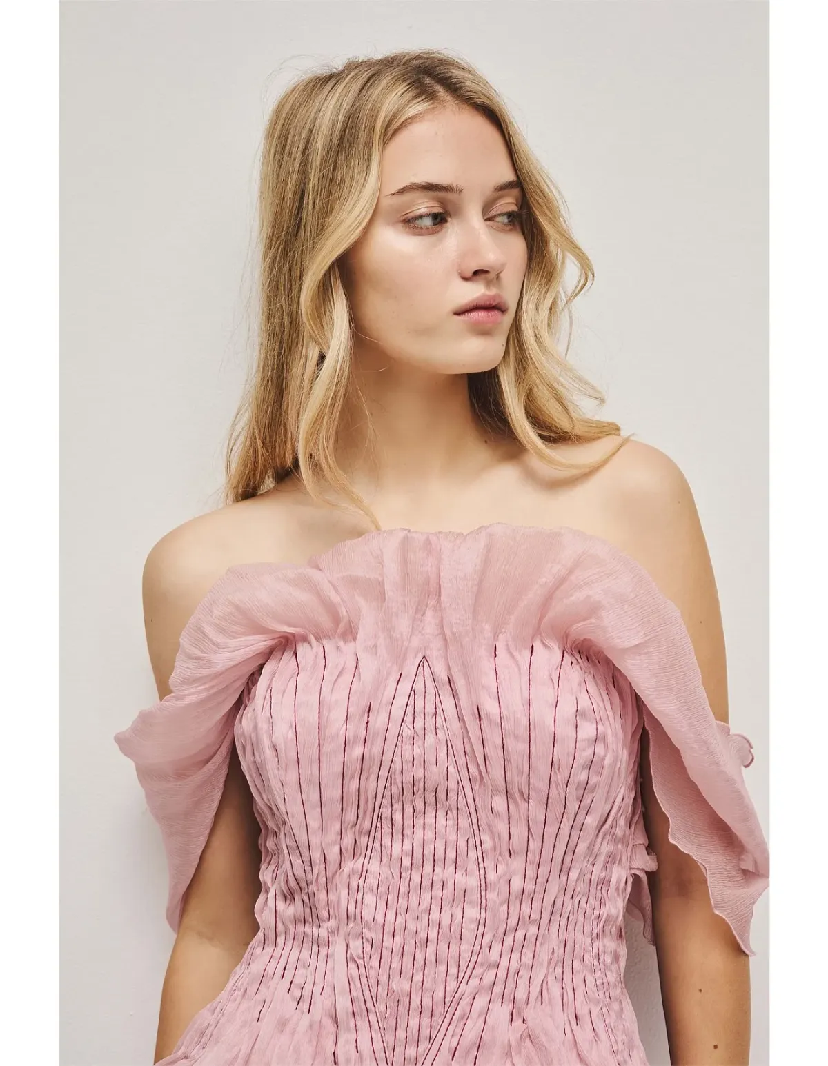 Aje Studio Nisha Gown Pink Size 12 - Image 3