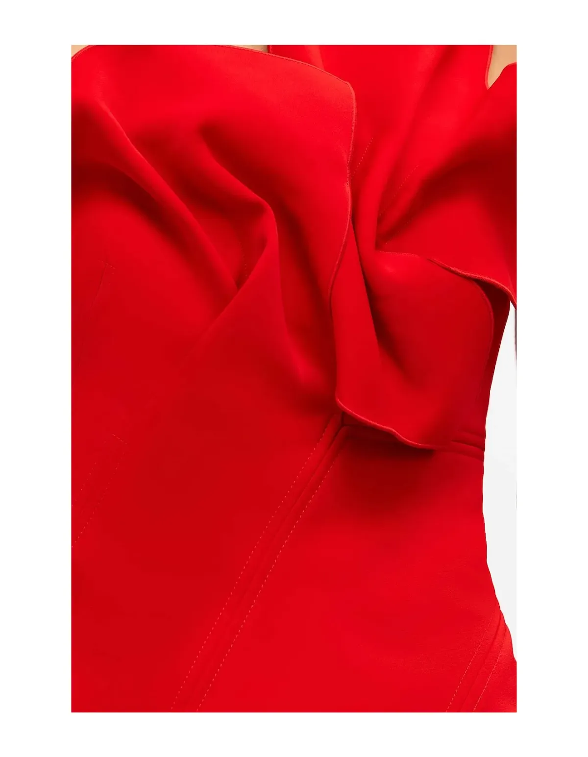 Acler Esher Midi Dress Red Size 8 - Image 4