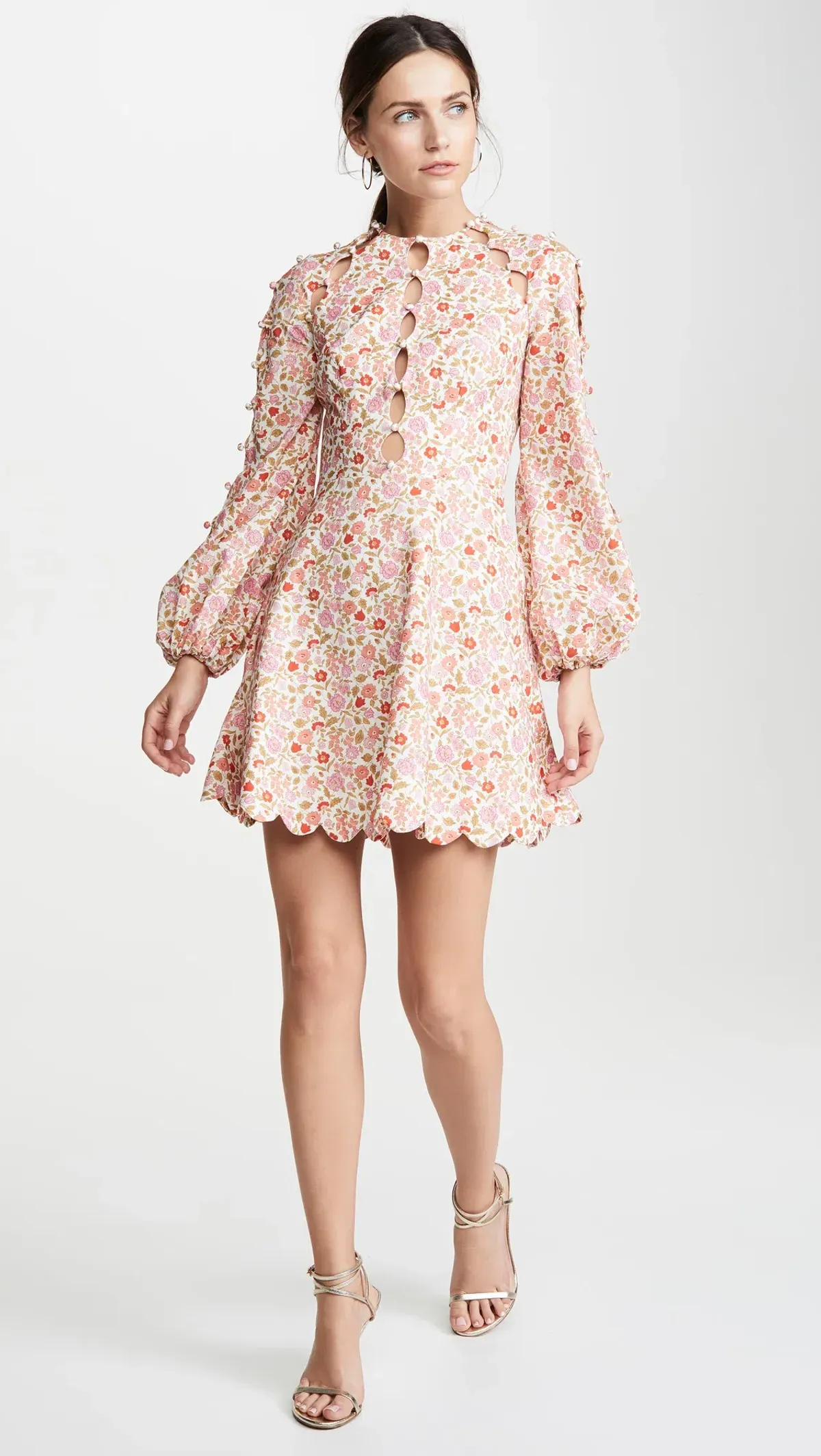Zimmermann Goldie Scallop Mini Dress Size AU 8 / S - Image 1