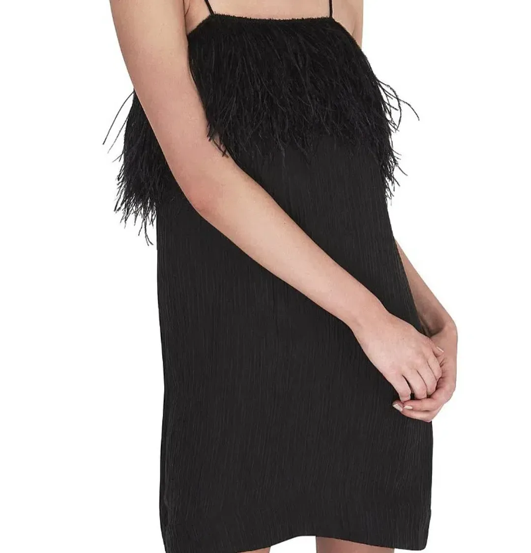 Aje Pellew Mini Dress Black size 8 for rent on The Volte - main image