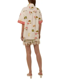 Palm Noosa Tropicana Skirt Orange Size 14 for rent on The Volte - image 4