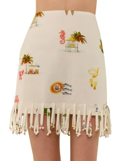 Palm Noosa Tropicana Skirt Orange Size 14 for rent on The Volte - image 5