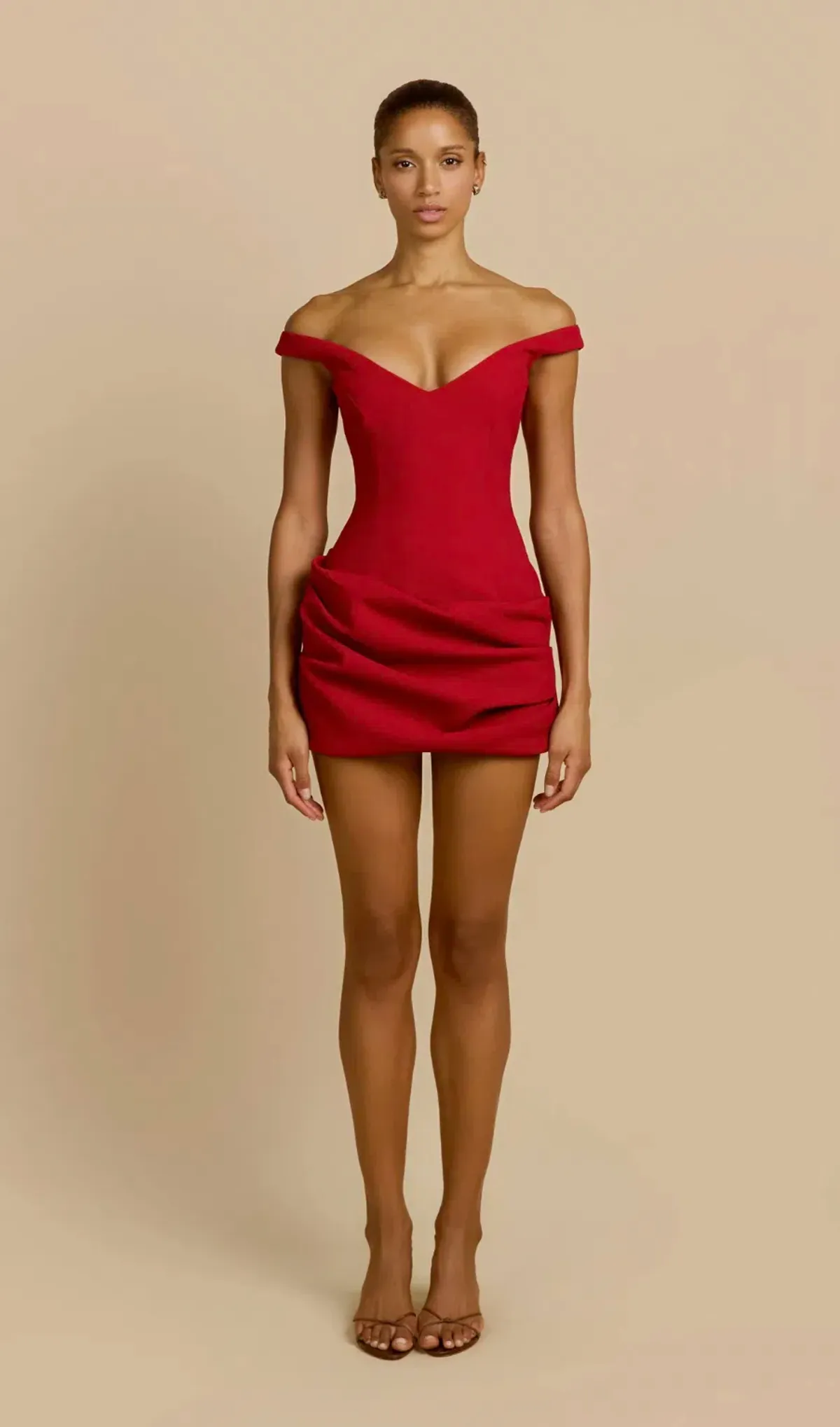 Arcina ori, AVERY DRESS Red, mini, size 8 - Image 1