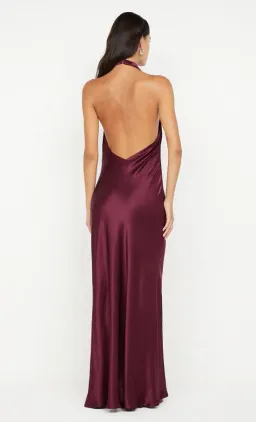 💜 BEC and BRIDGE Elisia Wrap Maxi Dress – Plum / Burgundy – Size AU 10 💜 for rent on The Volte - image 3