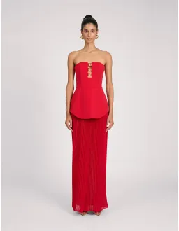 Eliya The Label Leo Dress Red Size 6 for rent on The Volte - image 4