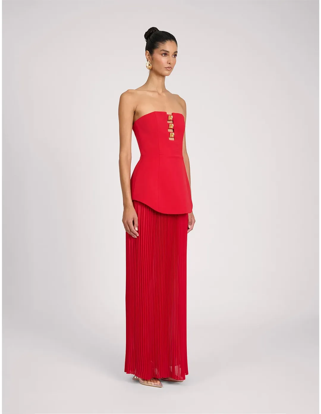 Eliya The Label Leo Dress Red Size 6 for rent on The Volte - main image