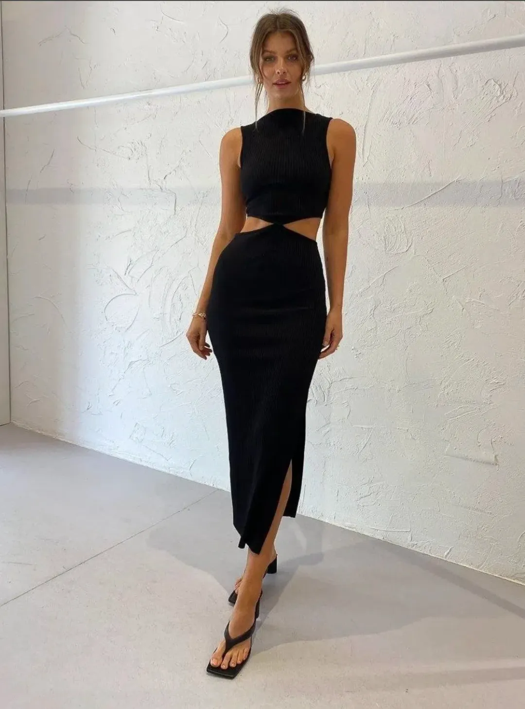 Bec & Bridge Bec & Bridge Reba Midi Dress Black Size AU 8 for rent on The Volte - main image
