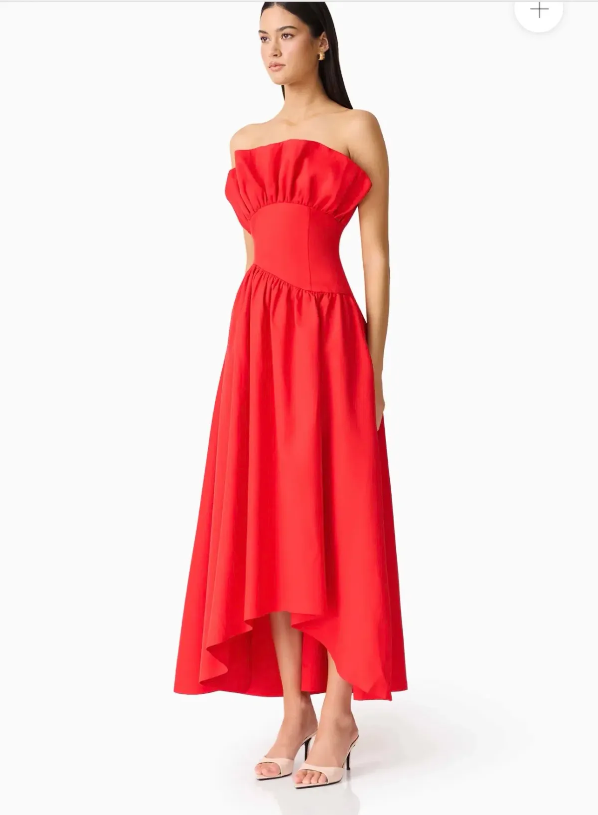 Elliatt - Laurel Sleeveless Maxi Dress in Red Size XS - Image 3