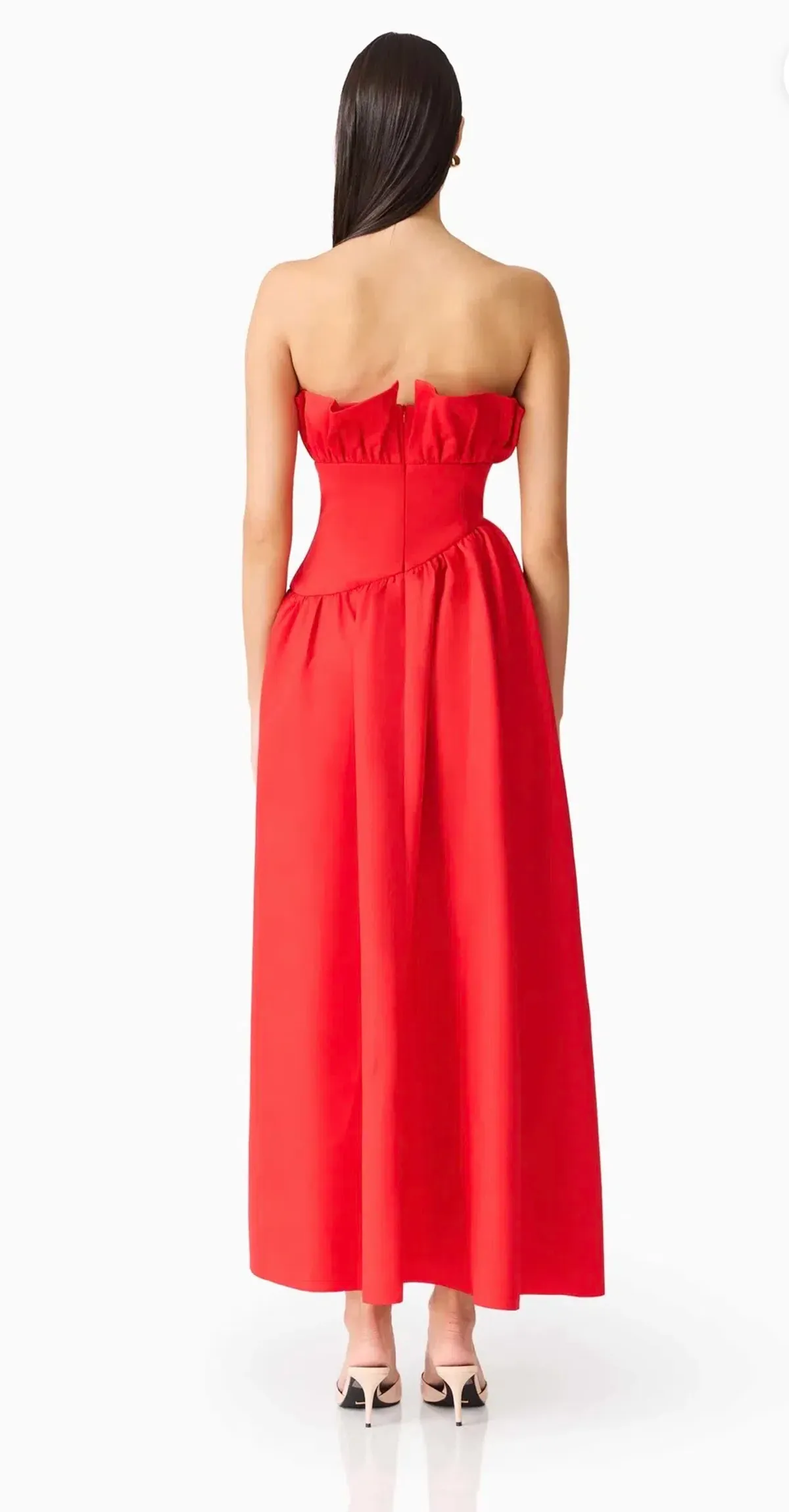 Elliatt - Laurel Sleeveless Maxi Dress in Red Size XS - Image 4