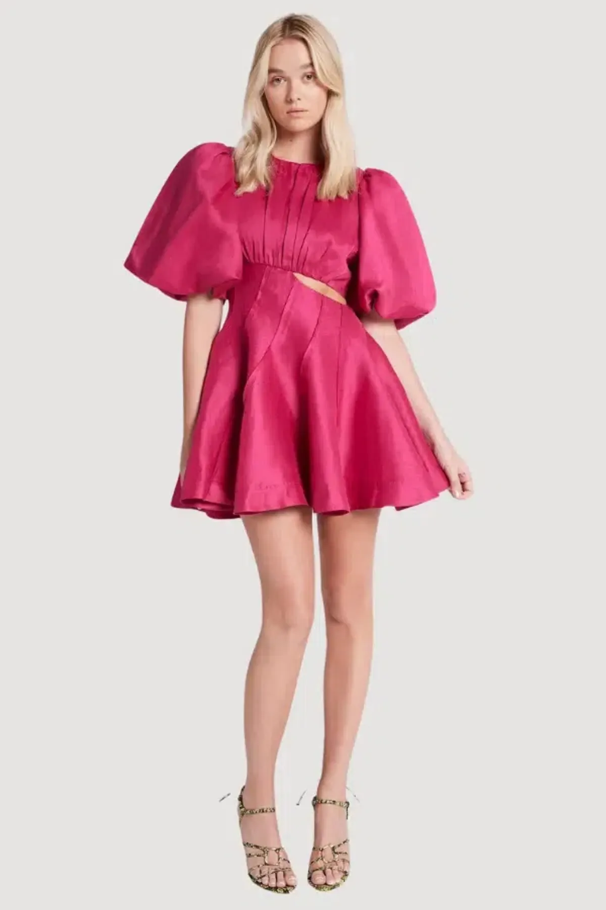 AJE ADMIRATION ASYMMETRIC MINI DRESS SIZE 10 - Image 1
