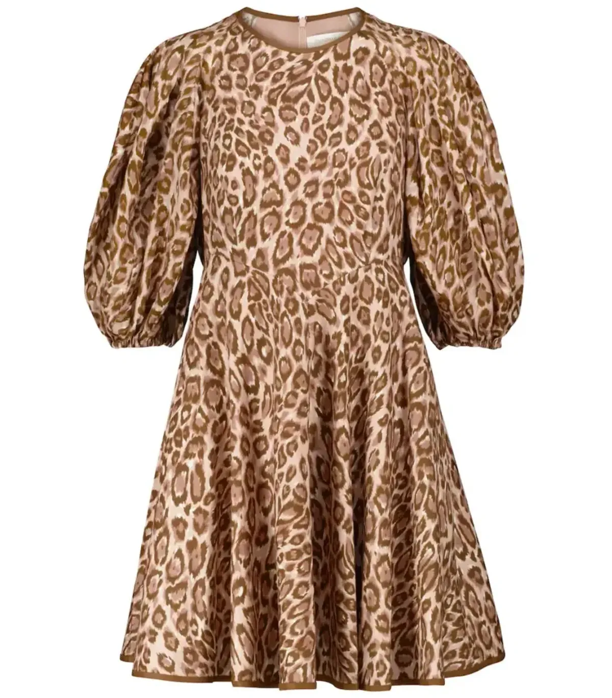 ZIMMERMANN CONCERT DAY MINI DRESS PINK ANIMAL PRINT SIZE O/AU 8 - Image 3