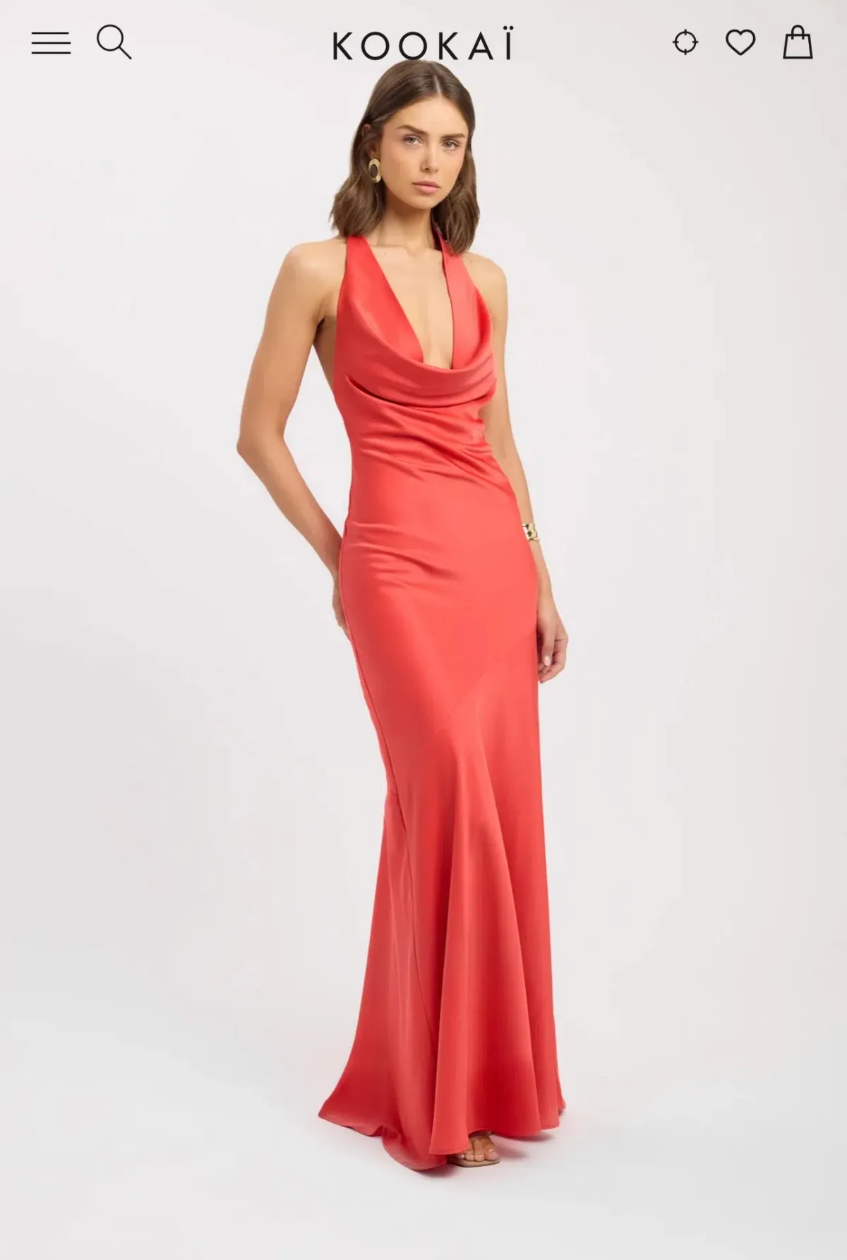 Palermo Cowl Maxi Dress - Image 3