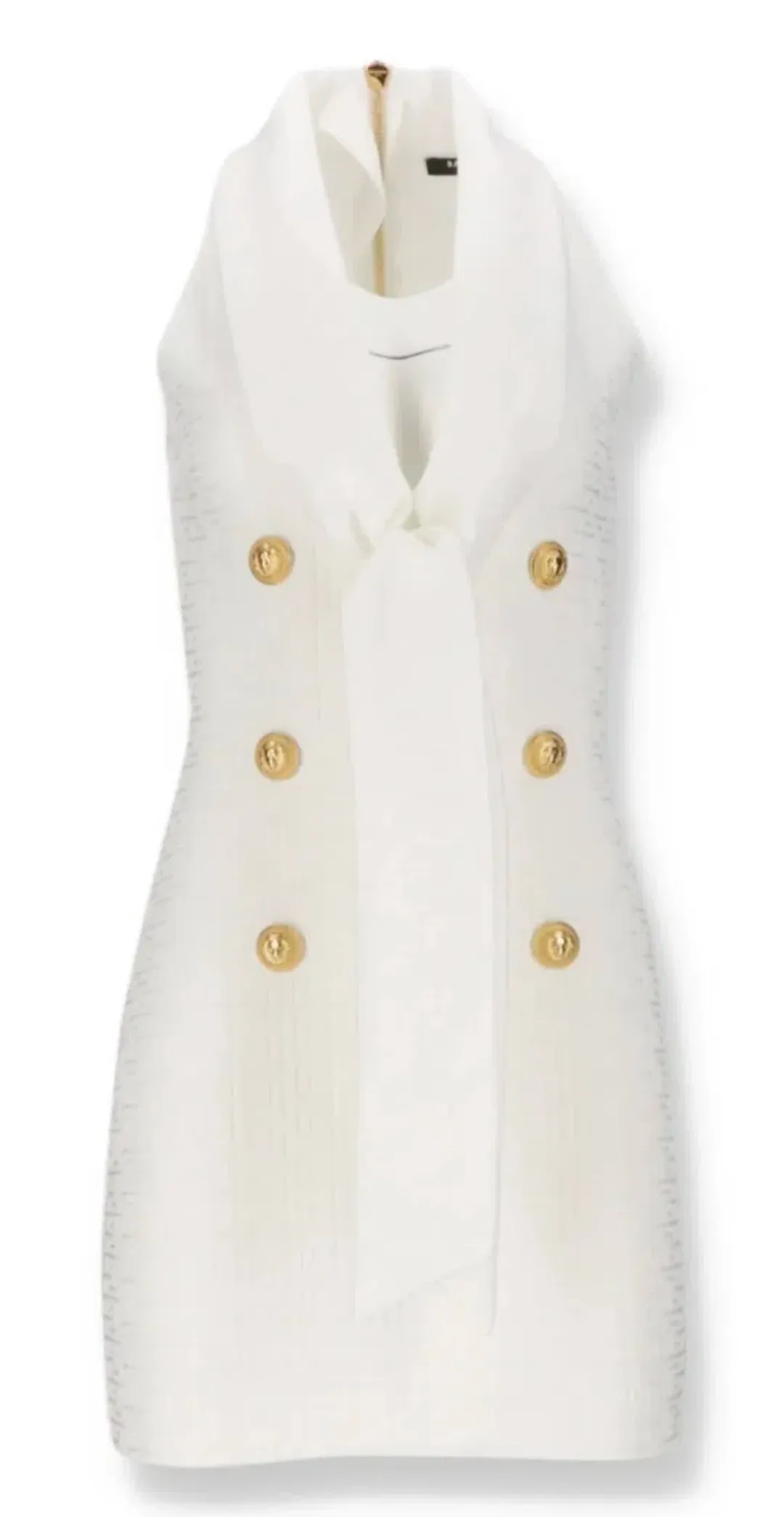 Balmain Jacquard Monogram Sleeveless Dress for rent on The Volte - main image