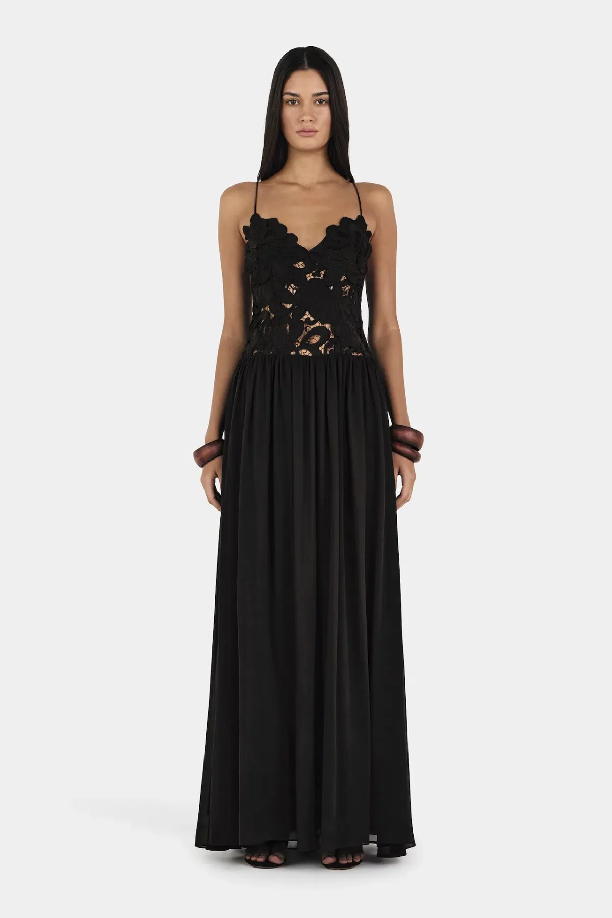 Hansen and Gretel Stephanie Maxi Dress Black Size M / AU 10 - Image 1