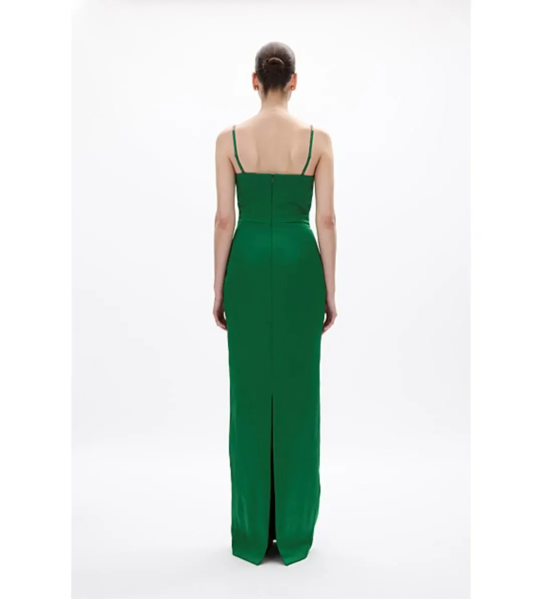 Rachel Gilbert Leora Gown in Emerald Green Size 1/AU8 for rent on The Volte - main image