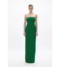 Rachel Gilbert Leora Gown in Emerald Green Size 1/AU8 for rent on The Volte - image 1