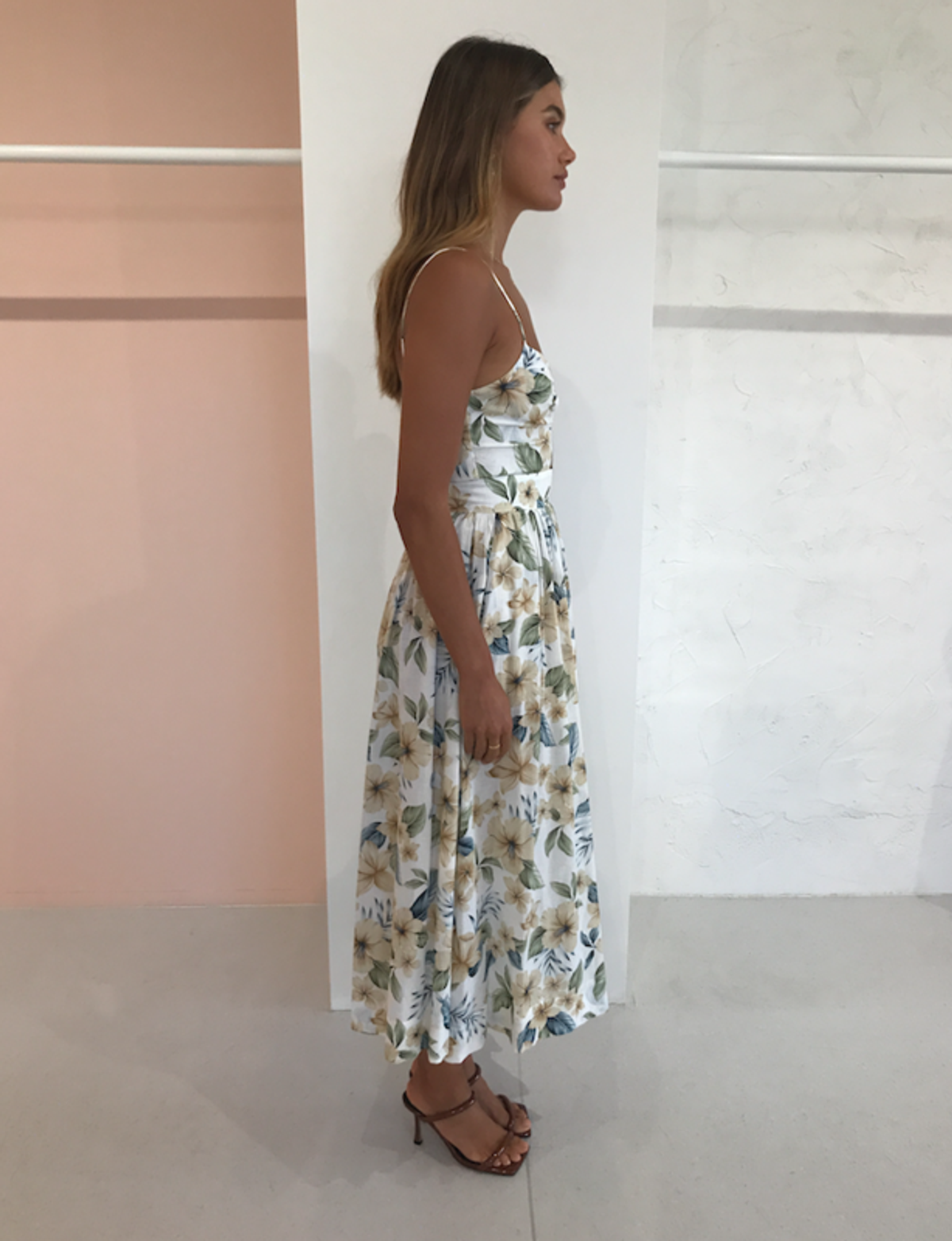 Bec & Bridge Fleurette Midi Dress | Floral Print | Size 8 - Image 3