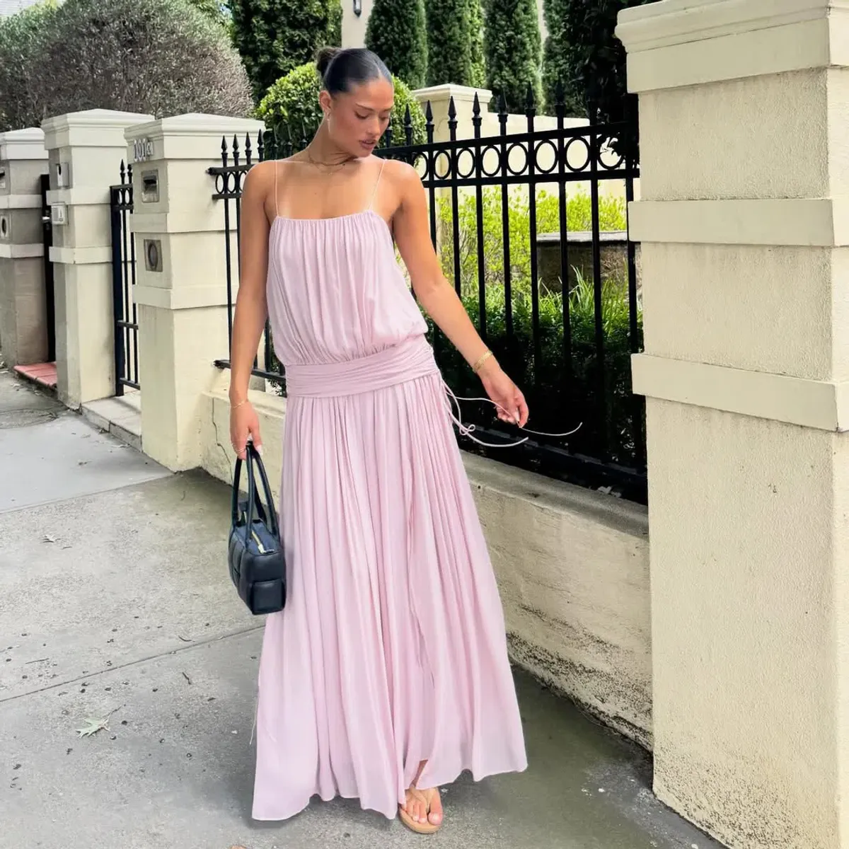 Bec + Bridge Camille Blouson Dress in Mauve Size S/8 - Image 2