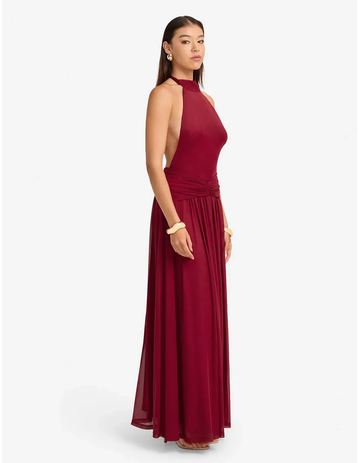 Runaway The Label Vanessa Maxi Dress Red Size 10 - Image 4