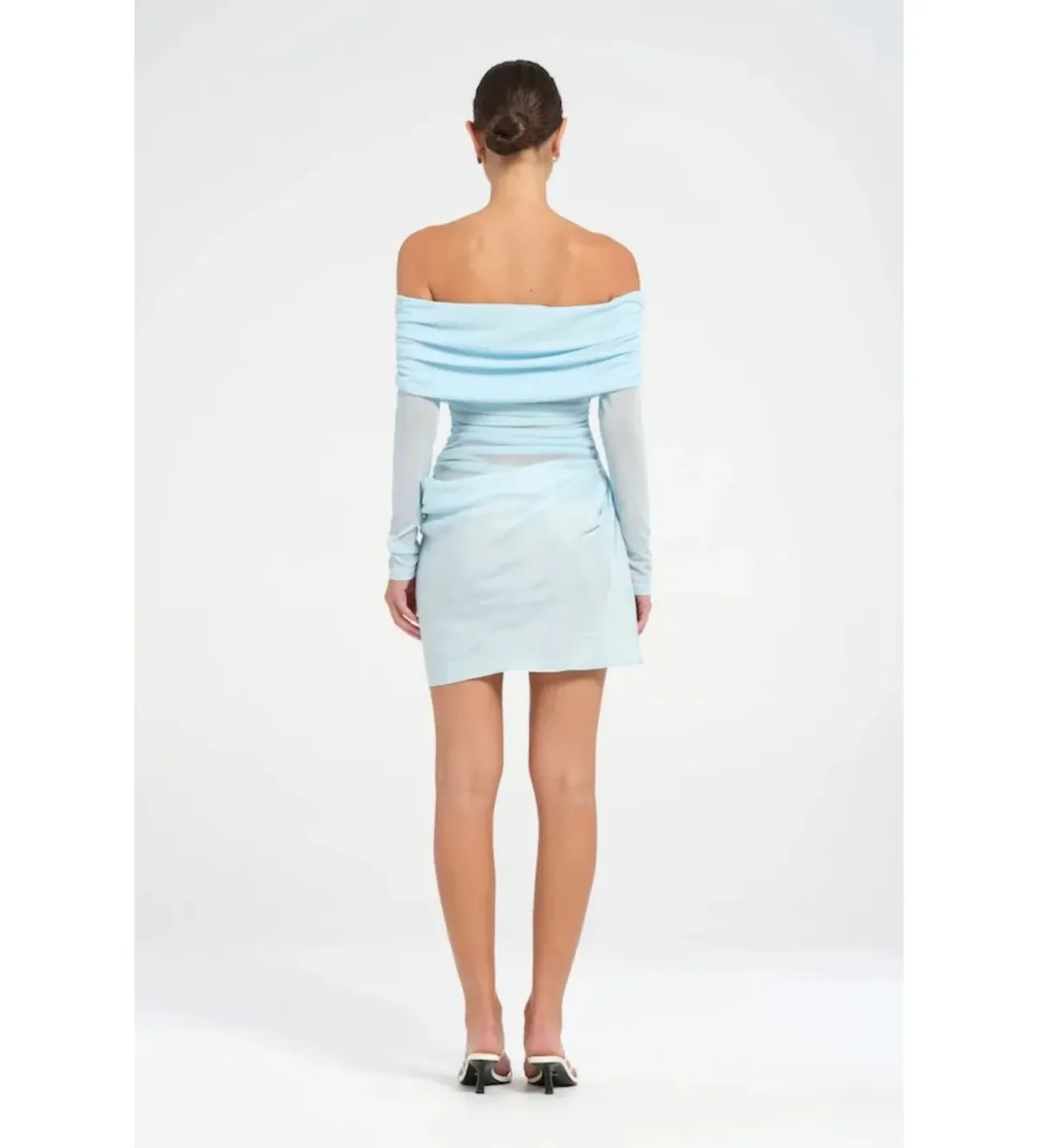 Benni Luca Mini Dress in Ice Size AU10 - Image 4