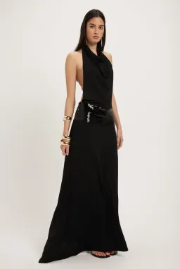 Ance Gria Adele Gown Black Size S / AU 8 for rent on The Volte - image 1
