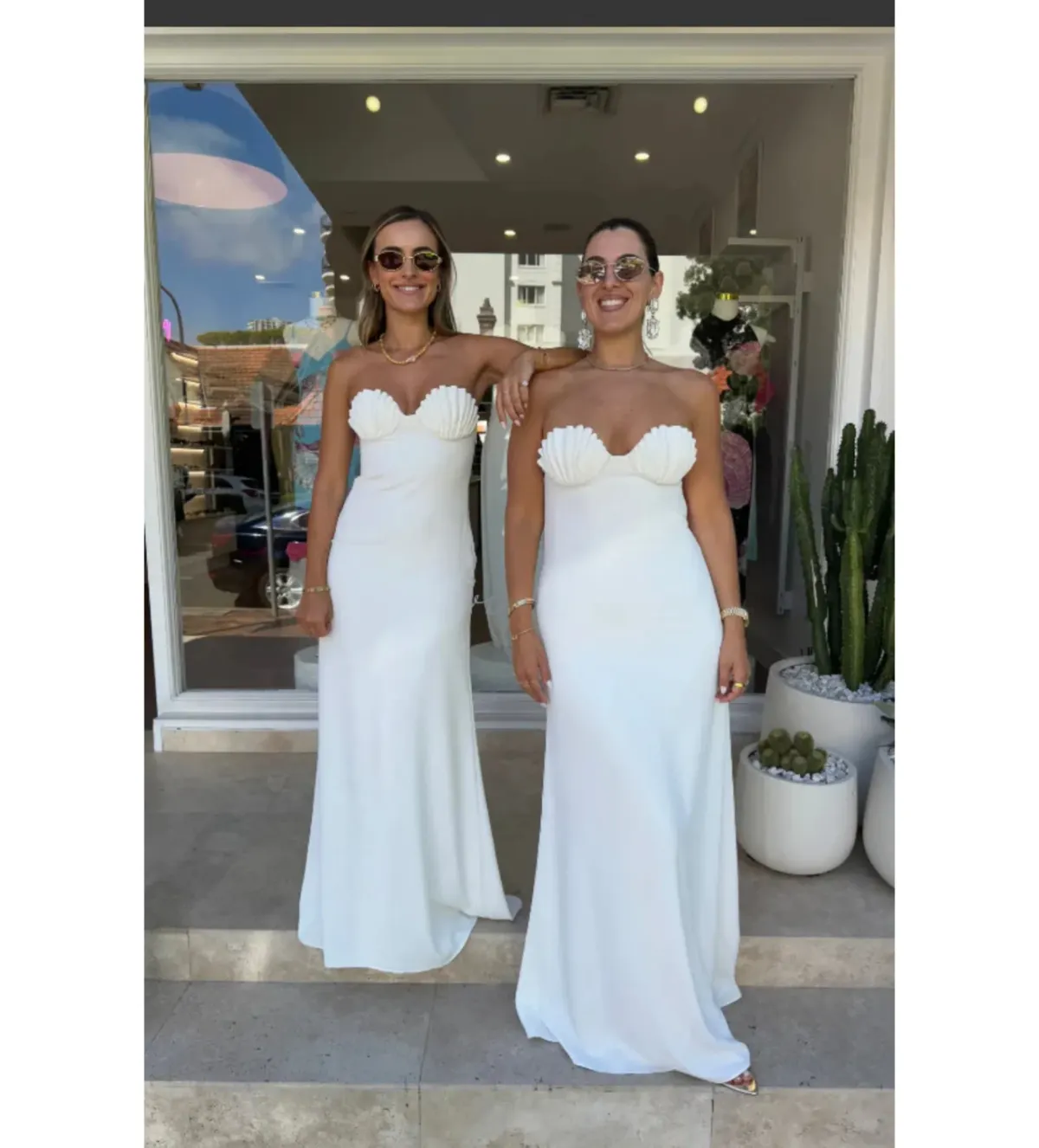 Sneaky Link Chelle Maxi Dress in White Size XS/AU6 - Image 3
