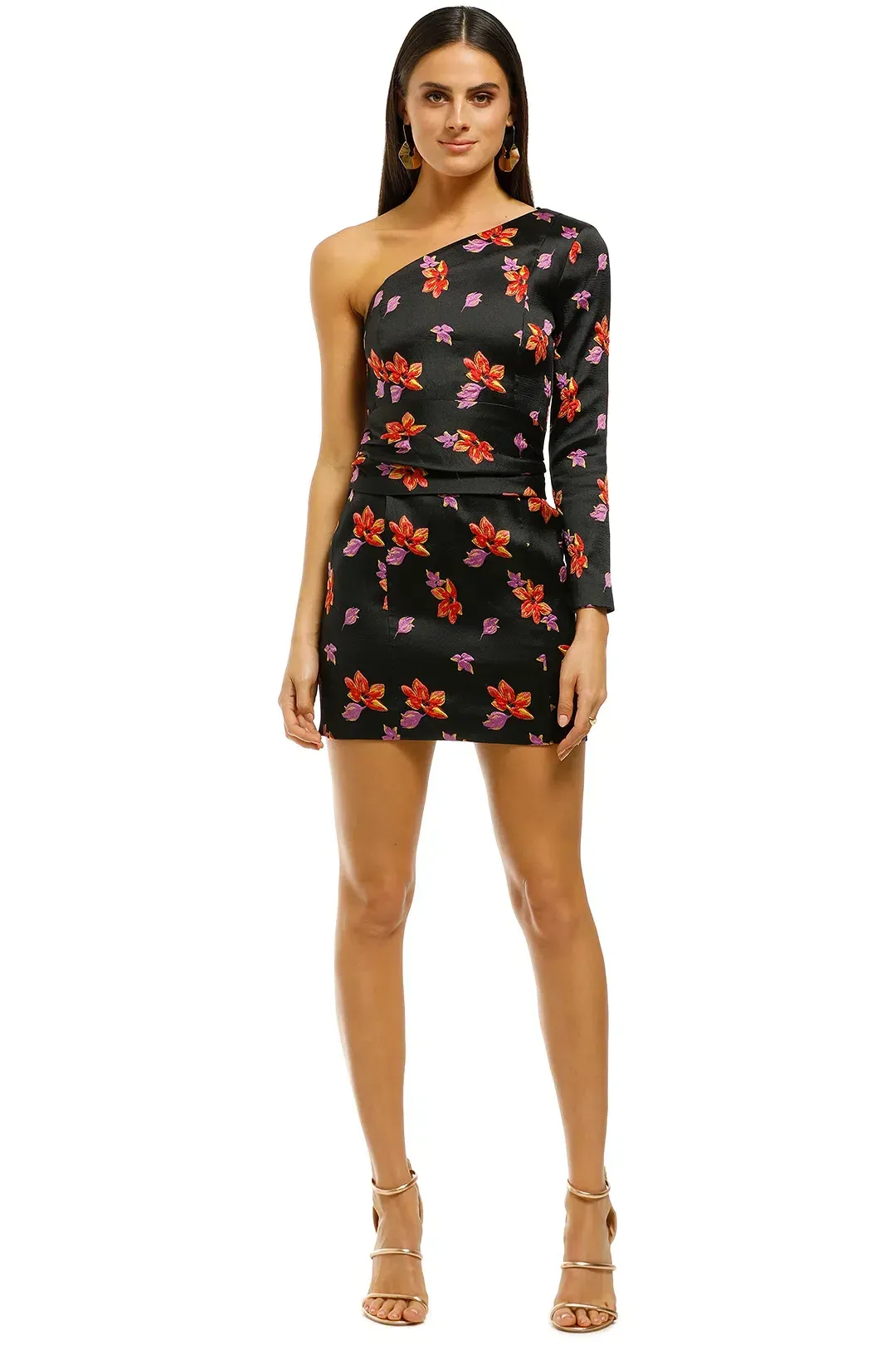 Bec and Bridge Love Crush Asymmetric Dress Print Size 8 for rent on The Volte - main image