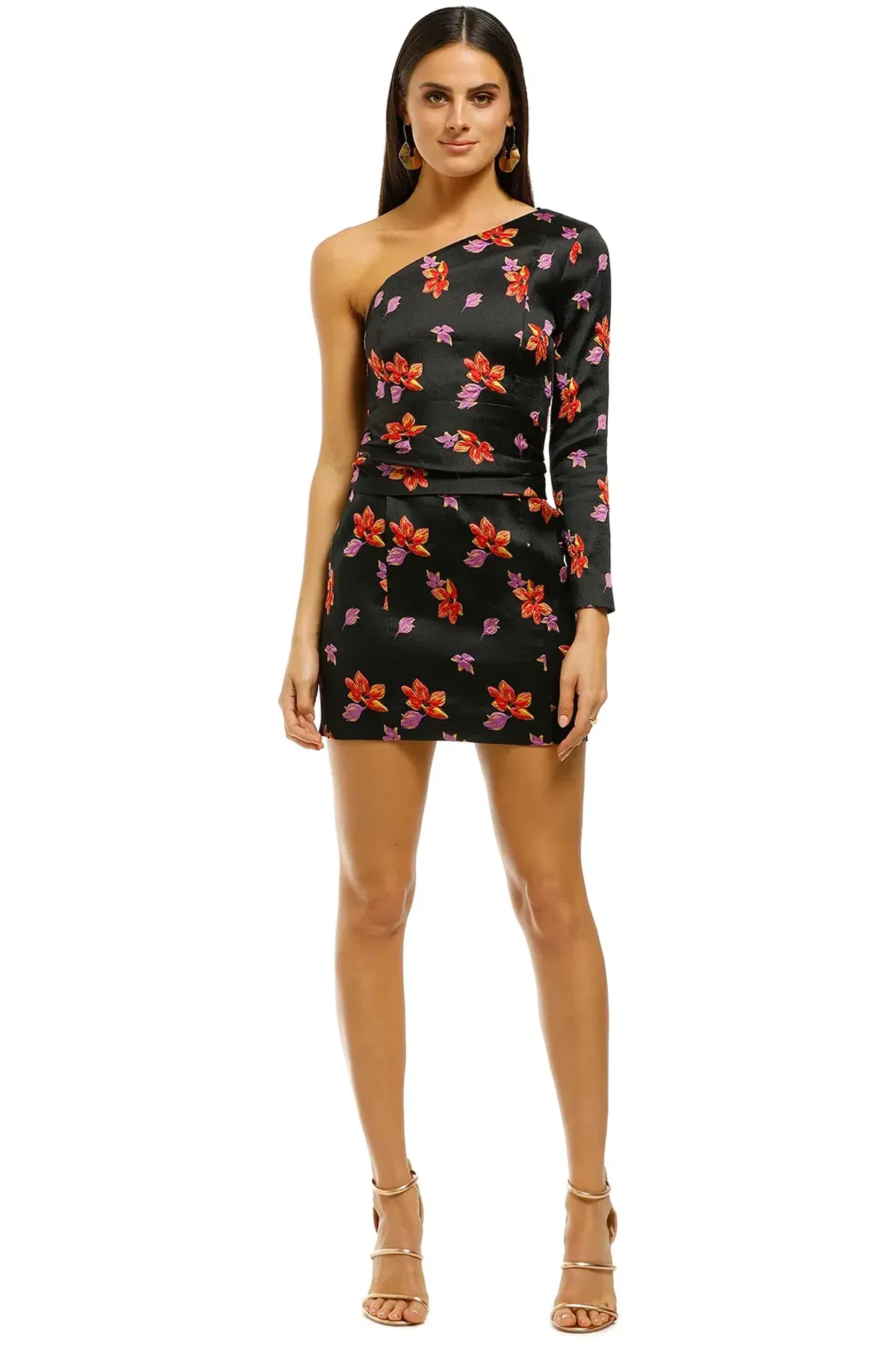 Bec and Bridge Love Crush Asymmetric Dress Print Size 8 for rent on The Volte - main image