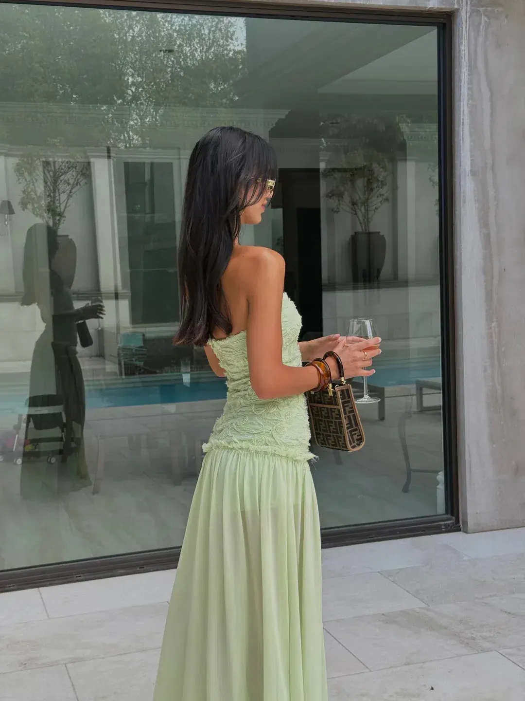Jefre Sei Renata Maxi Dress in Size M for rent on The Volte - main image