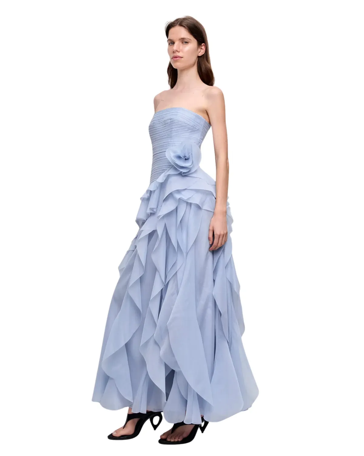 Aje Canyon Gown Cloud Blue Size 10 - Image 2