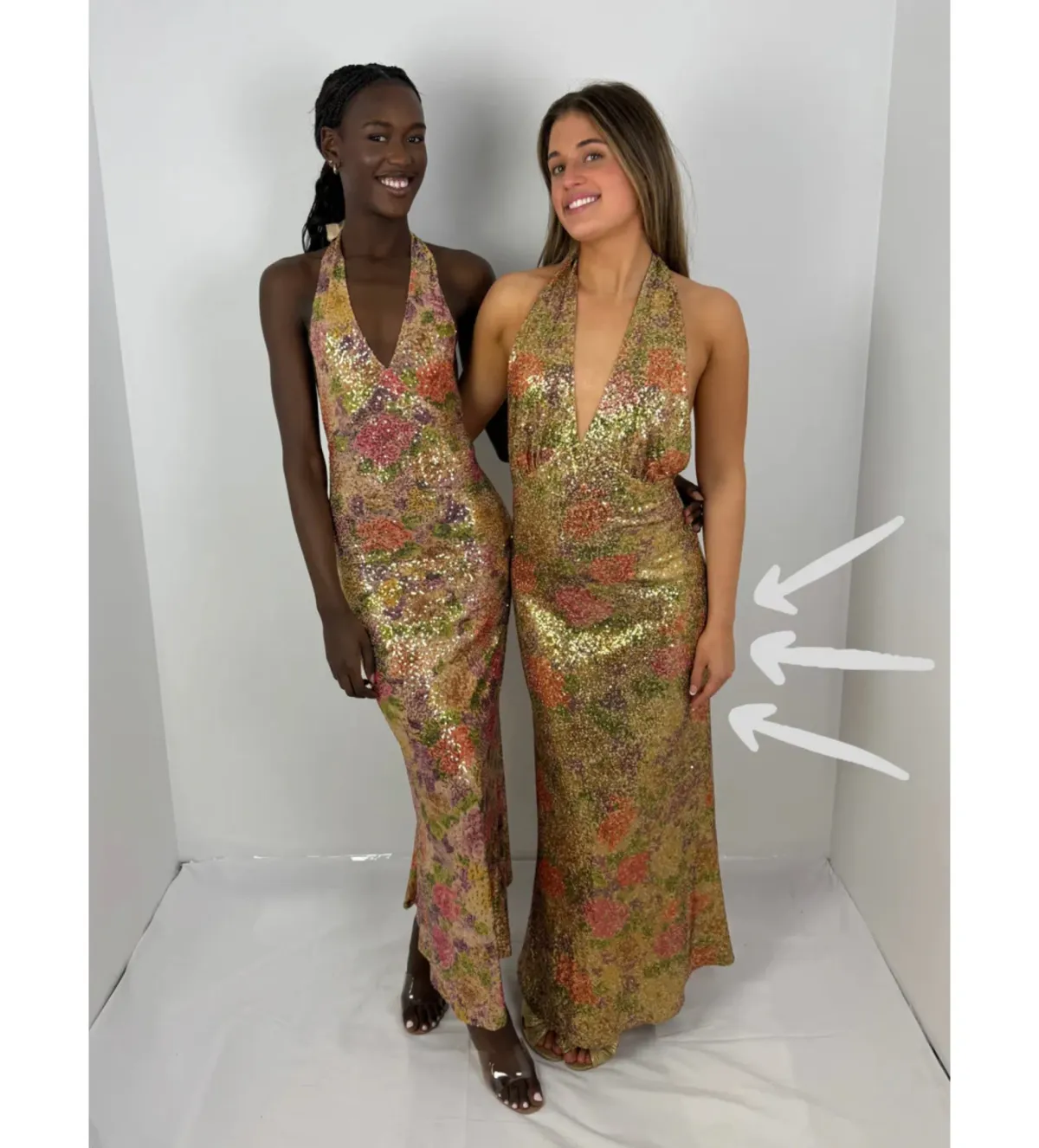 Fait Par Foutch Liana Gown in Fleur Sequin (Original Version) Size S/AU8 - Image 3