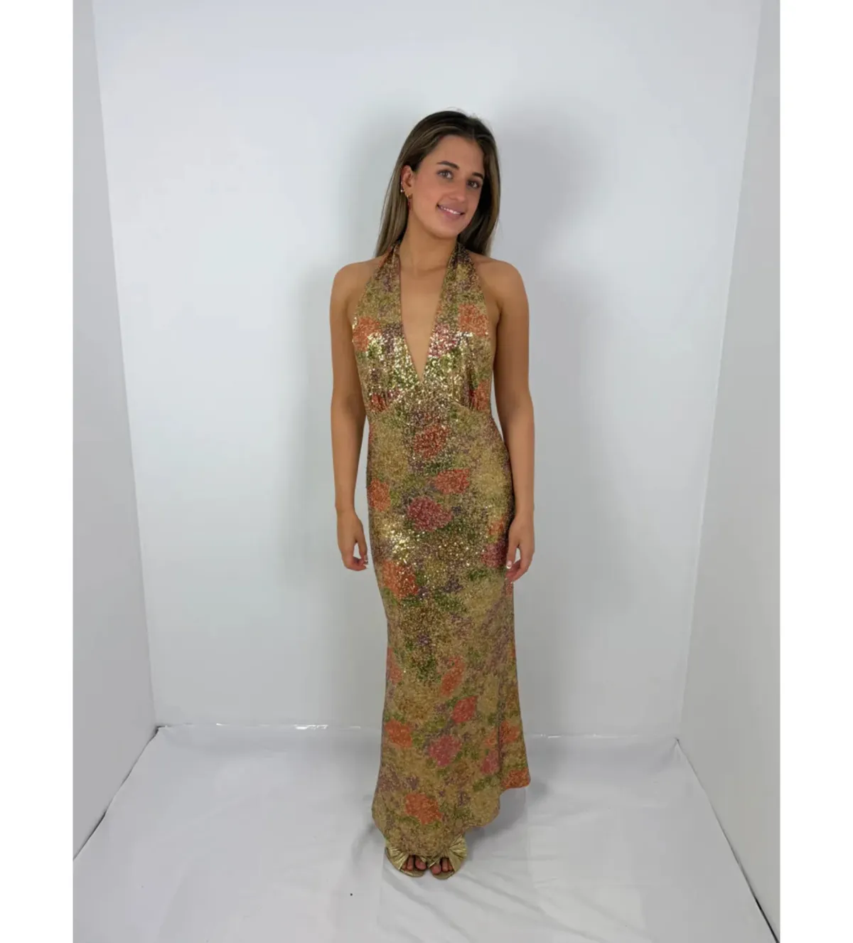 Fait Par Foutch Liana Gown in Fleur Sequin (Original Version) Size M/AU10 - Image 1