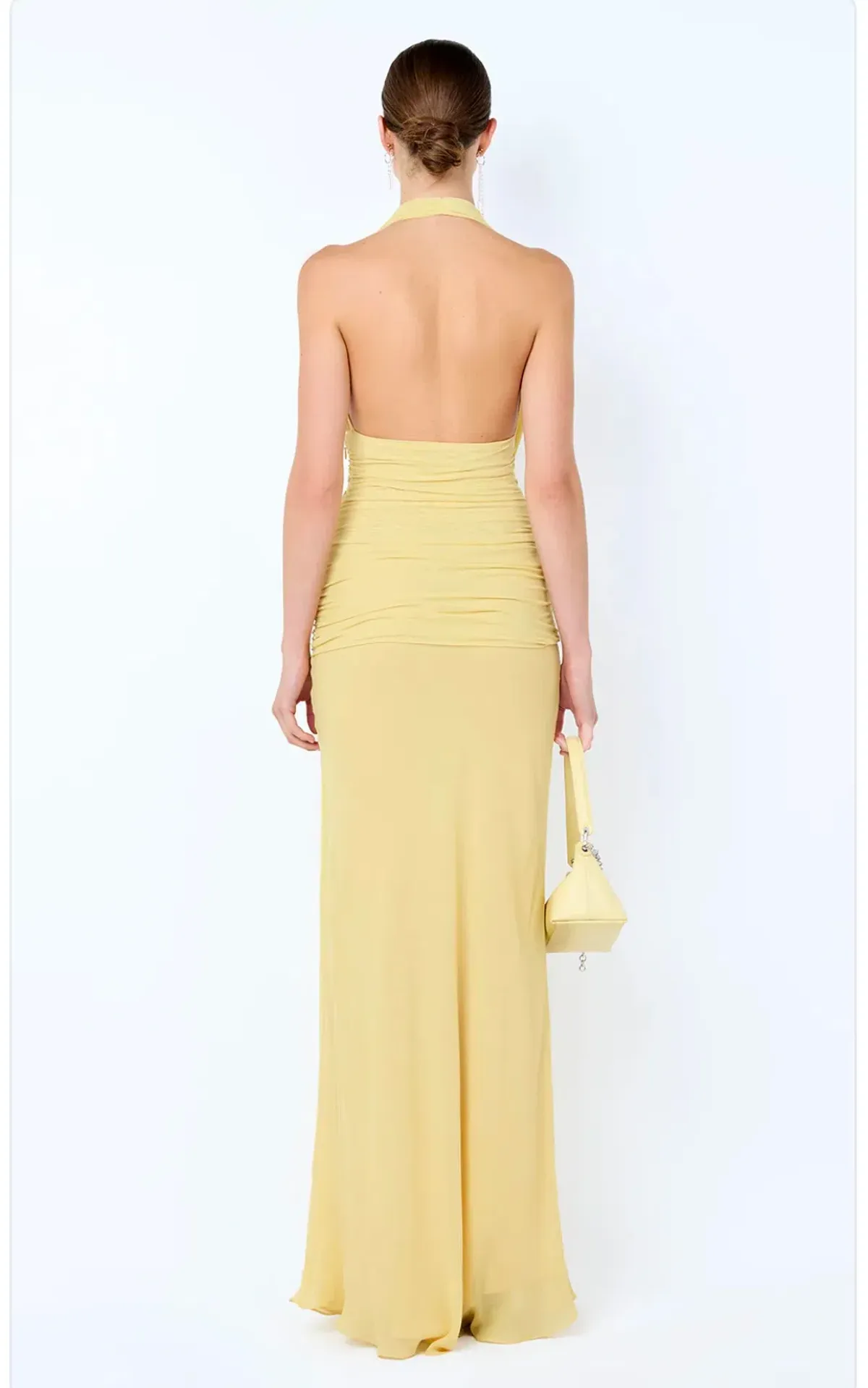 Bec & Bridge Cassis Drape Maxi Dress Size 10 - Image 3