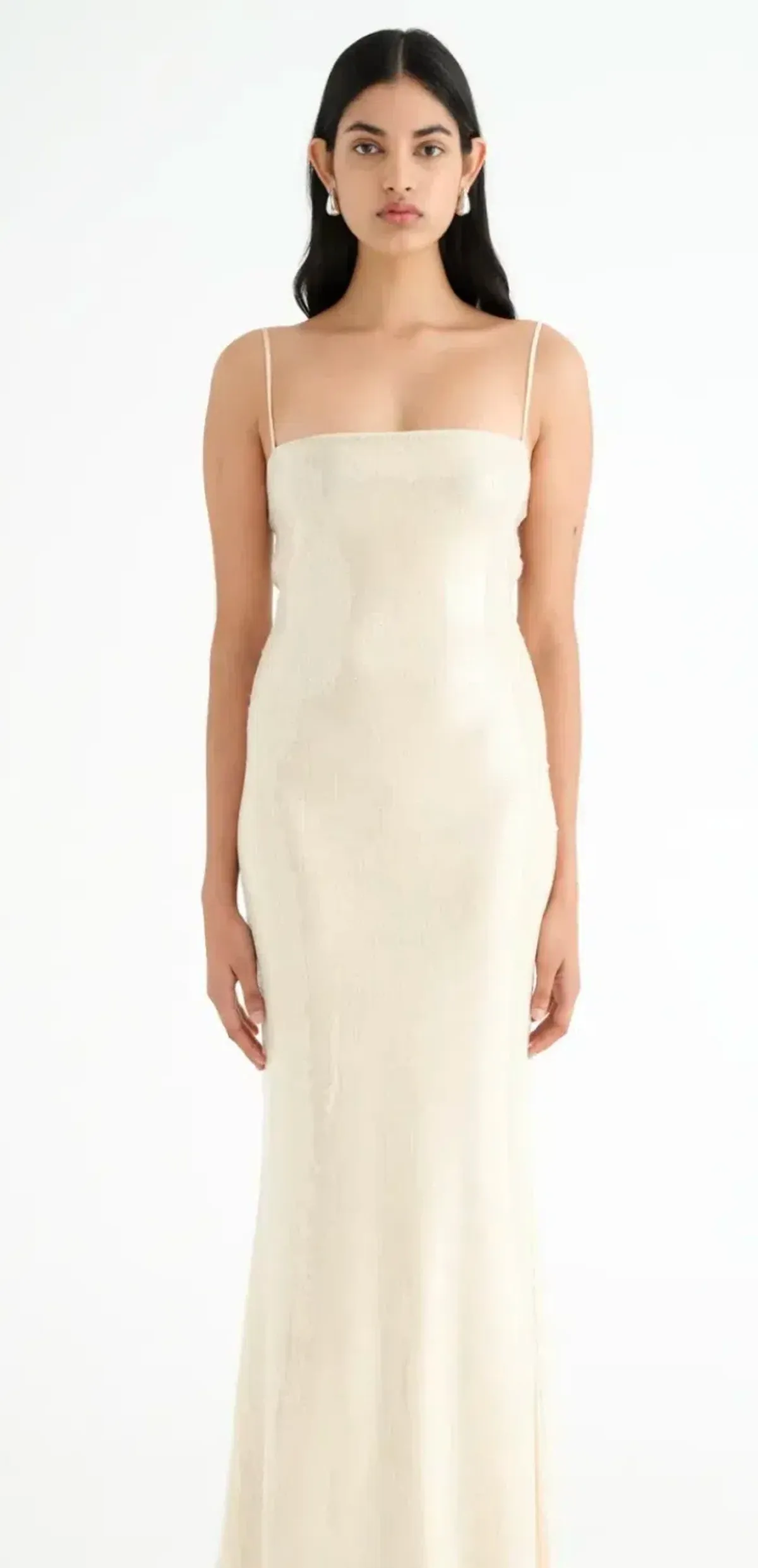 BENNI | JULIANO SEQUIN SLIP DRESS | LIGHT TOFFEE | SIZE 8 (S) - Image 3