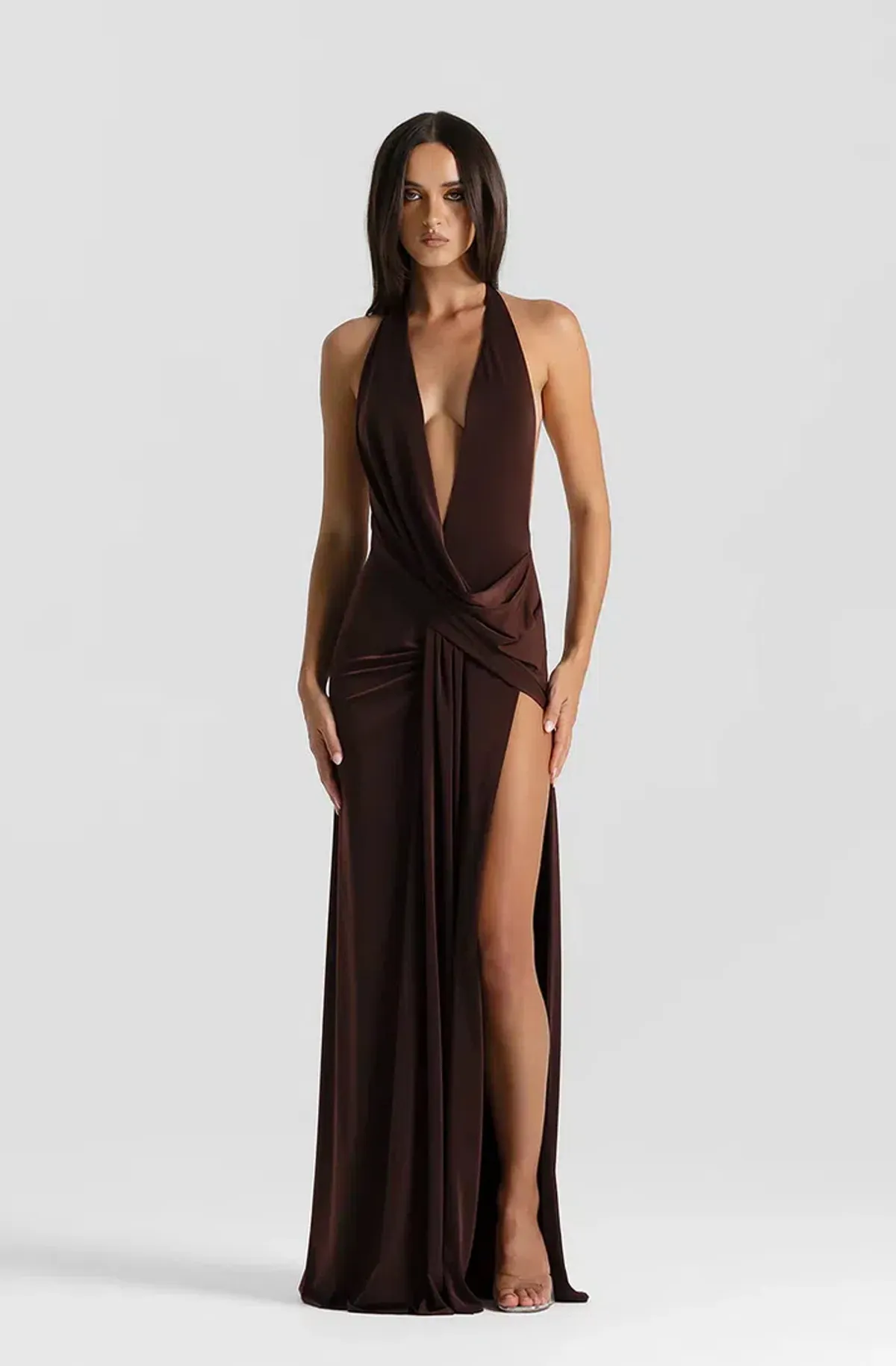 Natalie Rolt Winona Gown Espresso Brown 10/M (Natalie Rolt 2) - Image 1