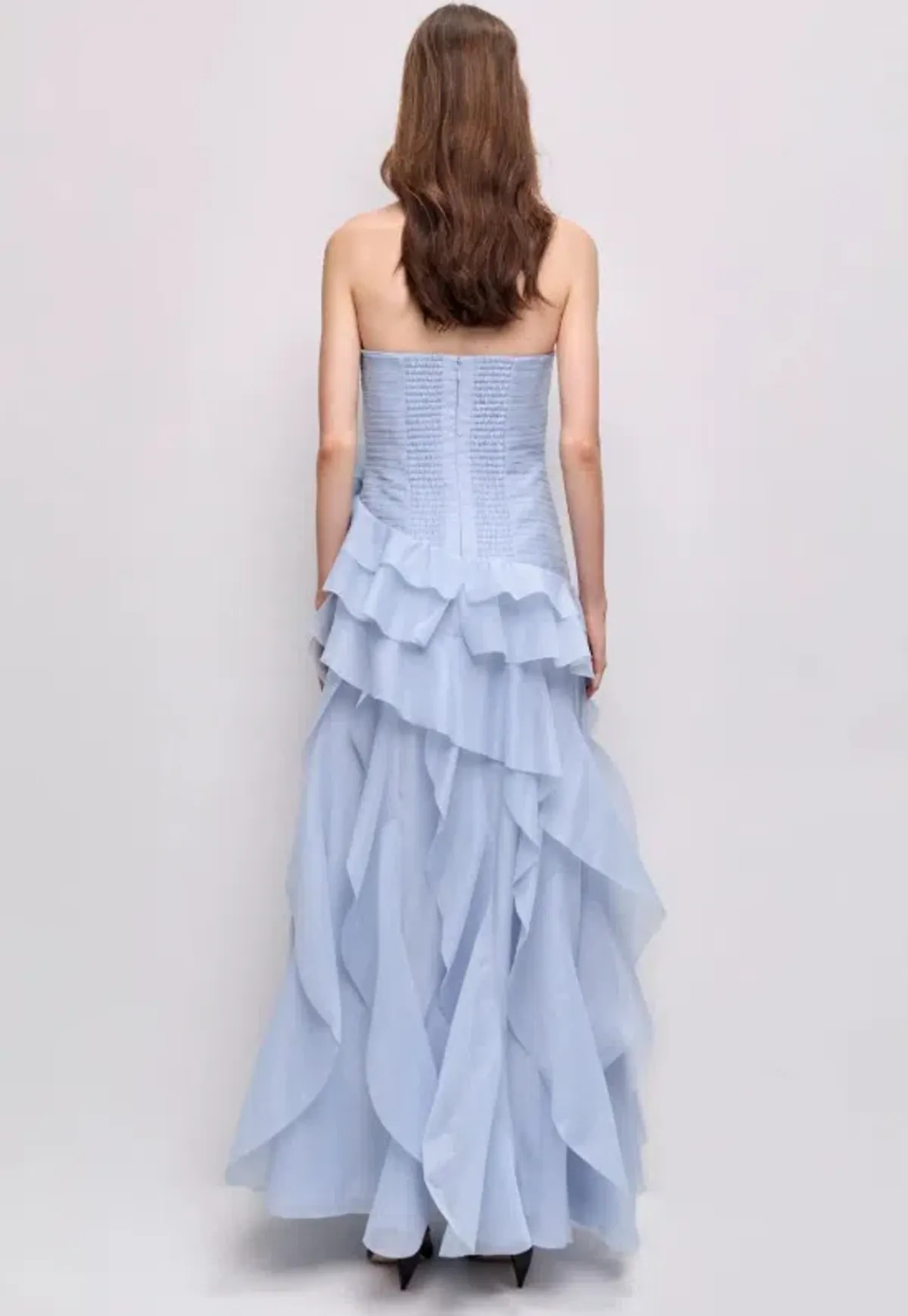 Aje Canyon Gown in Pastel Cloud Blue Size 12 - Image 3