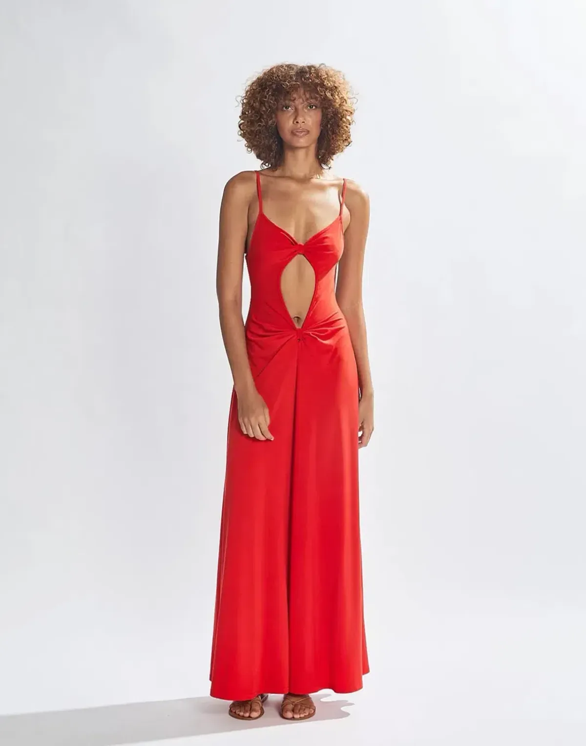One Mile the Label Sammy Maxi Dress Red Size AU 8 - Image 1