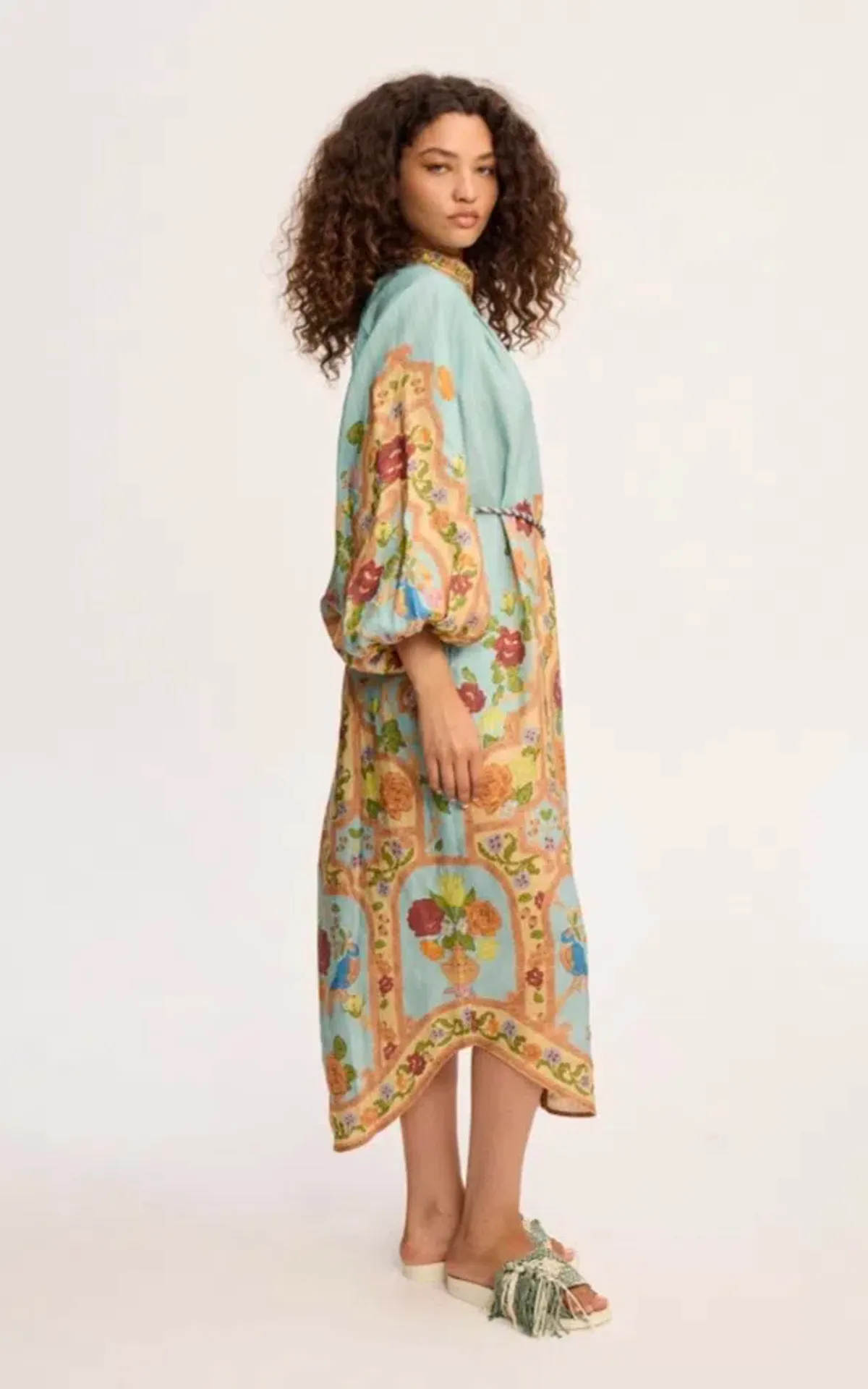 ALÉMAIS MELLA SHIRTDRESS SIZE 12 Linen with pockets - Image 5