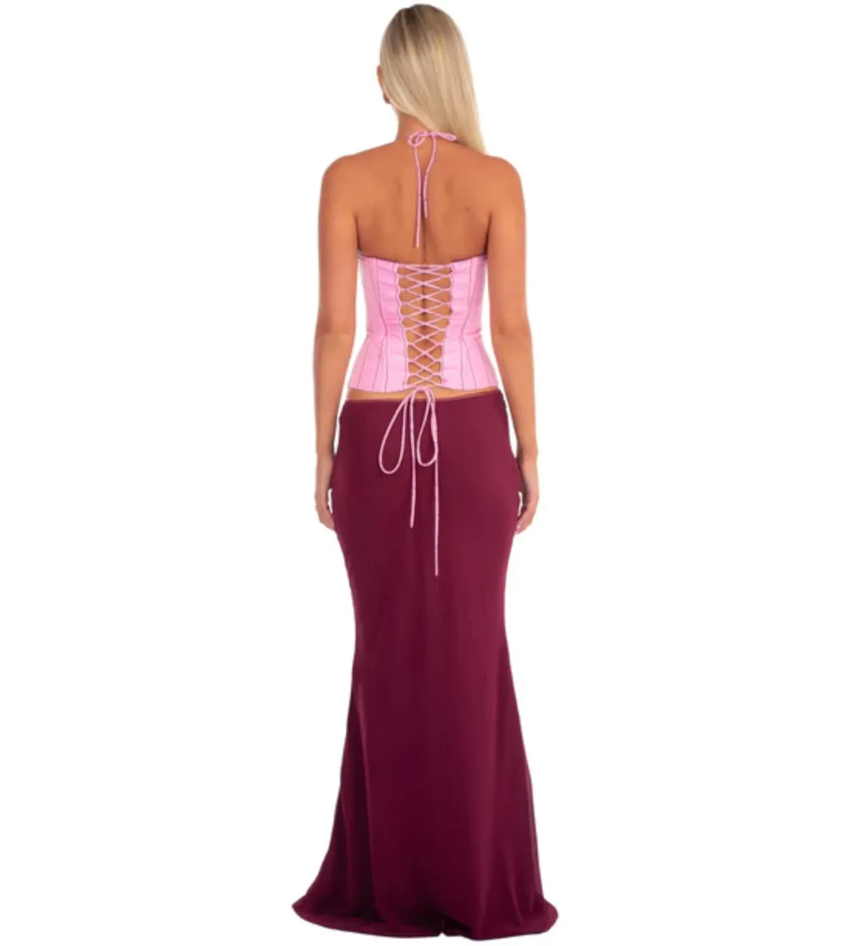 I Am Delilah Angelina Set in Sangria Size XS/AU6 - Image 3