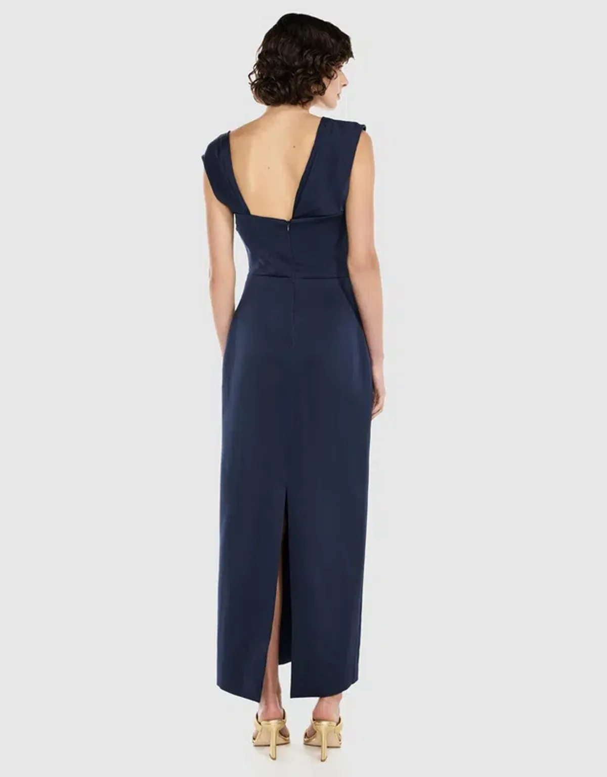 Sculpted Drape Dress by Manning Cartell Size 8 - Image 2