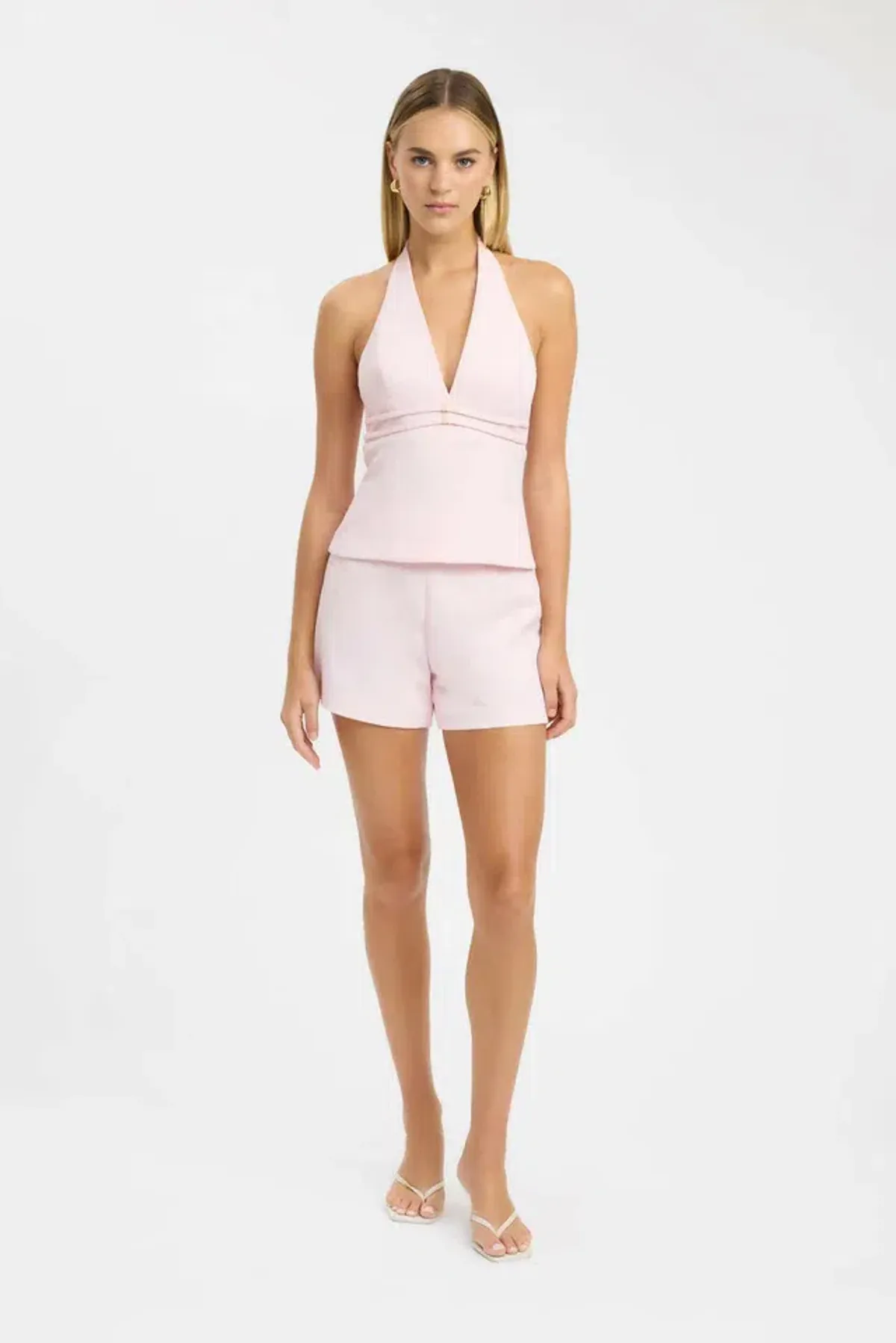 Kookai Pink Ariel Short Set - Image 1