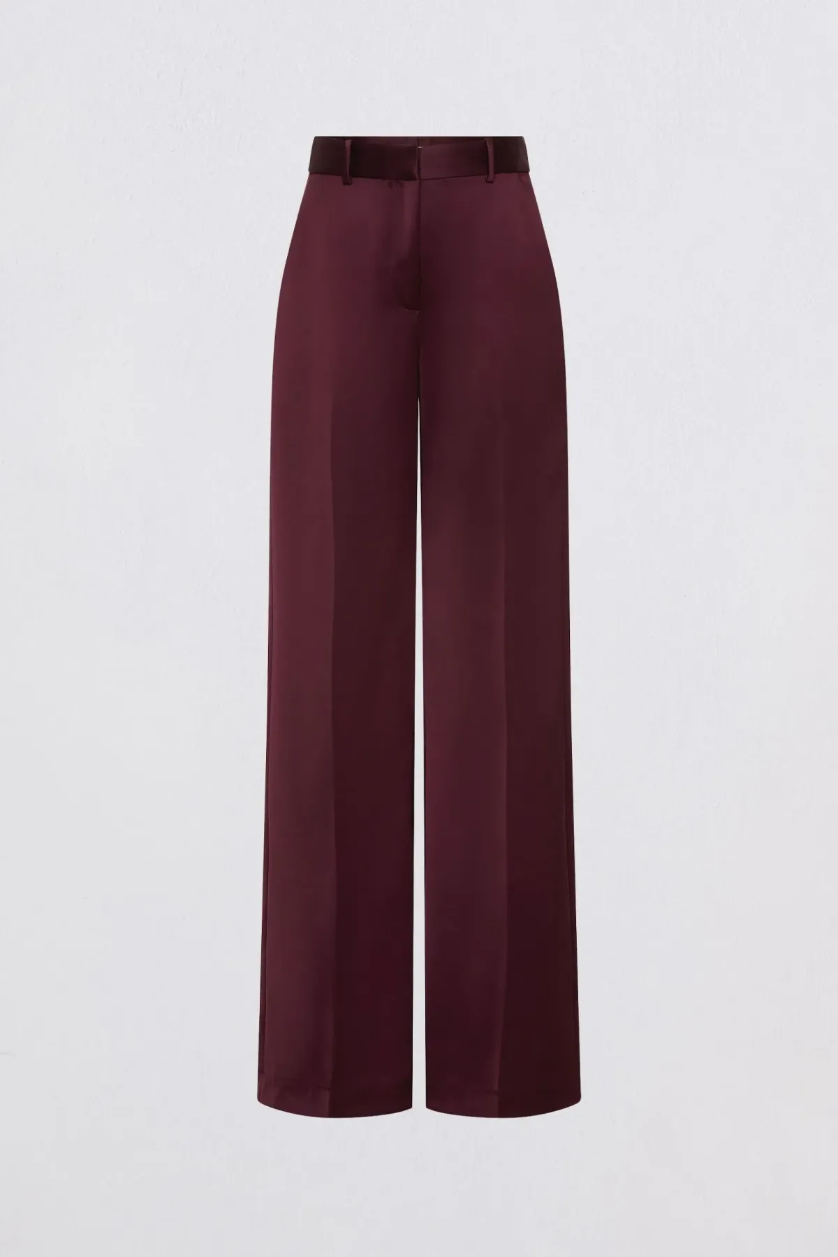 Bianca Spender Plum Satin Pulse Pant Purple Size 10 - Image 5