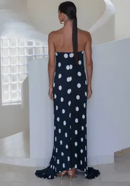 Lidee Black Tie Gown Polka Noir size 8 for rent on The Volte - image 3