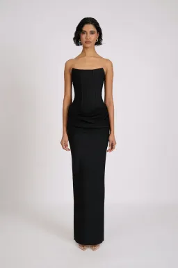 Eliya The Label Hilda Gown size 14 / XL Black for rent on The Volte - image 1