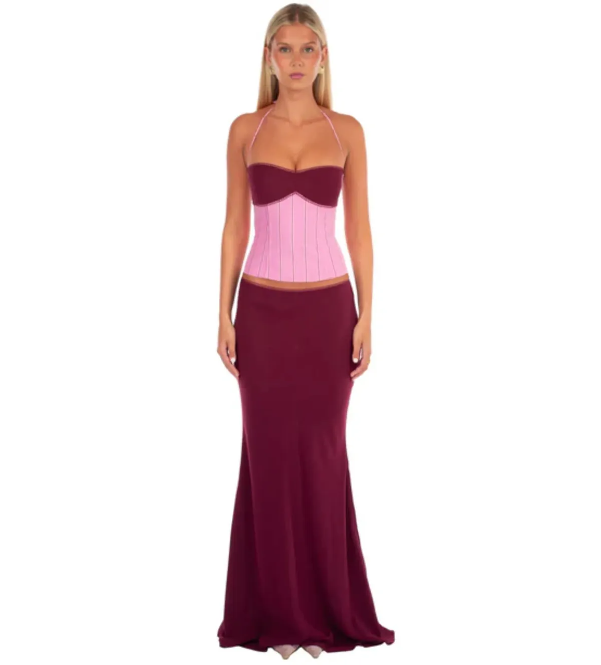 I Am Delilah Angelina Set in Sangria Size S/AU8 - Image 1
