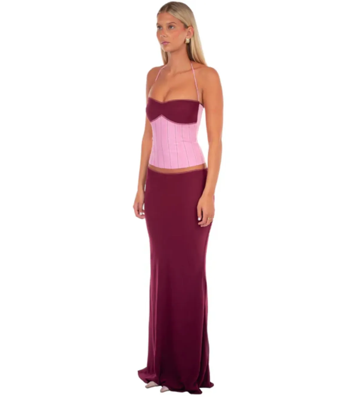 I Am Delilah Angelina Set in Sangria Size S/AU8 - Image 2
