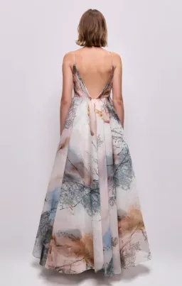 AJE Avery Gown Aria natura Size 8 for rent on The Volte - image 2