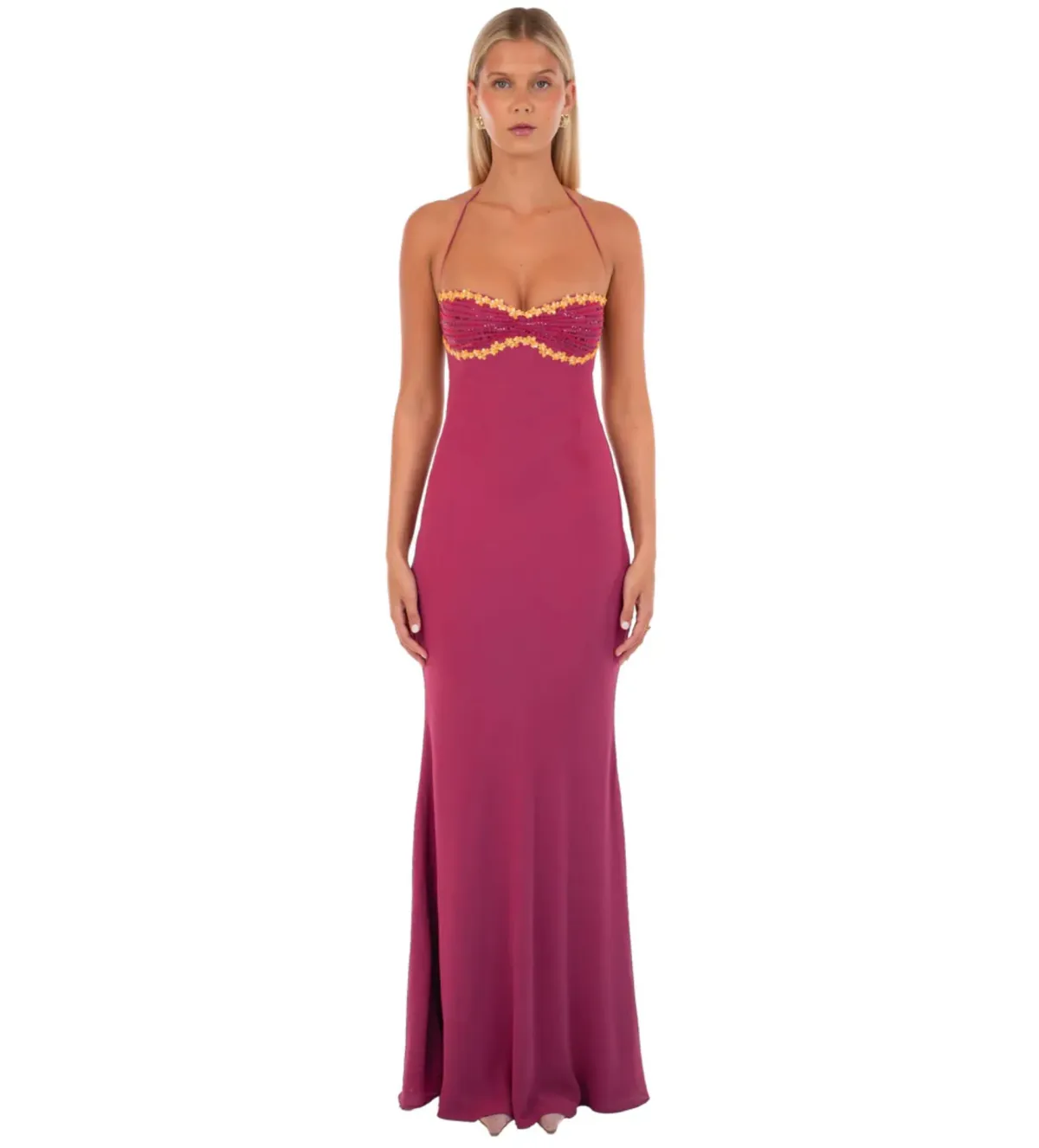 I Am Delilah Delilah Maxi Dress in Wine Size XS/AU6 - Image 1
