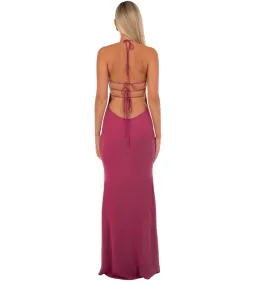 I Am Delilah Delilah Maxi Dress in Wine Size M/AU10 for rent on The Volte - image 3