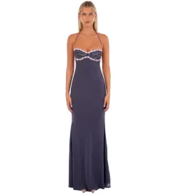 I Am Delilah Delilah Maxi Dress in Midnight Size M/AU10 for rent on The Volte - image 1